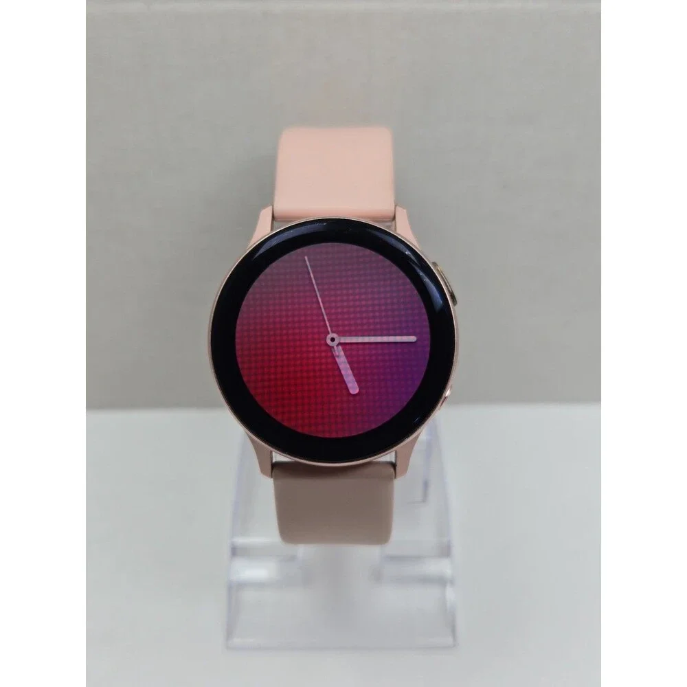 Samsung Galaxy Watch Active2 40mm Pink Aluminum GPS Bluetooth Smartwatch *READ
